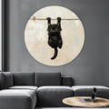 Artronauts Glass Print Pawsome Grip II - Rounded Glass Wall Art
