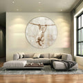 Artronauts Glass Print Pawsome Grip III - Rounded Glass Wall Art