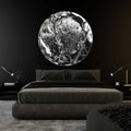 Artronauts Glass Print Abstract Pb 82 - Rounded Glass Wall Art