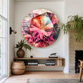 Artronauts Glass Print 32 Shades of Pink - Rounded Glass Wall Art