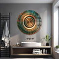 Artronauts Glass Print Enigma - Rounded Glass Wall Art