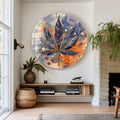 Artronauts Glass Print Leaf - Rounded Glass Wall Art