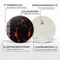 Artronauts Glass Print The Lava - Rounded Glass Wall Art