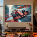 Artronauts Glass Print Formula Racing Car –Tempered Glass Wall Art
