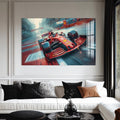 Artronauts Glass Print Formula Racing Car –Tempered Glass Wall Art