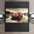Artronauts Glass Print Classic Racing Car –Tempered Glass Wall Art