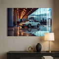 Artronauts Glass Print Vintage Sports Car-Tempered Glass Wall Art