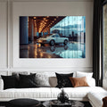 Artronauts Glass Print Vintage Sports Car-Tempered Glass Wall Art