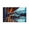 Artronauts Glass Print Vintage Sports Car-Tempered Glass Wall Art