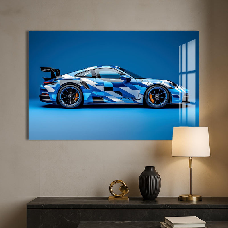 Artronauts Glass Print Modern Performance Sports Car-Tempered Glass Wall Art