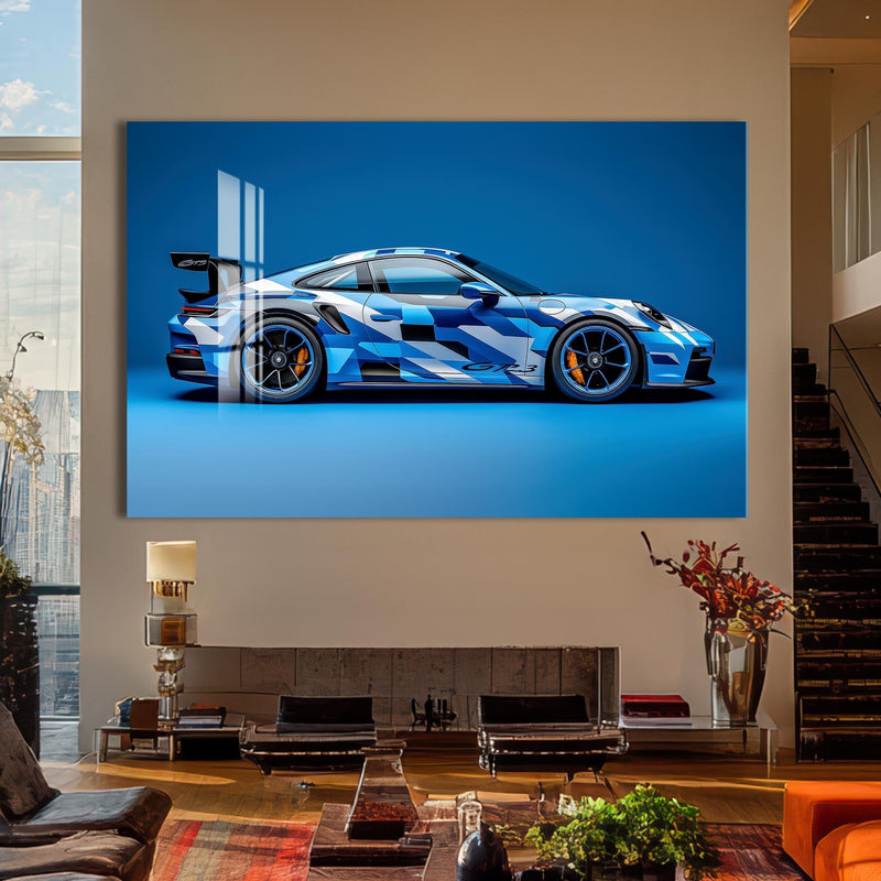 Artronauts Glass Print Modern Performance Sports Car-Tempered Glass Wall Art