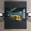 Artronauts Glass Print Night Street Racer–Japanese Car Glass Wall Art