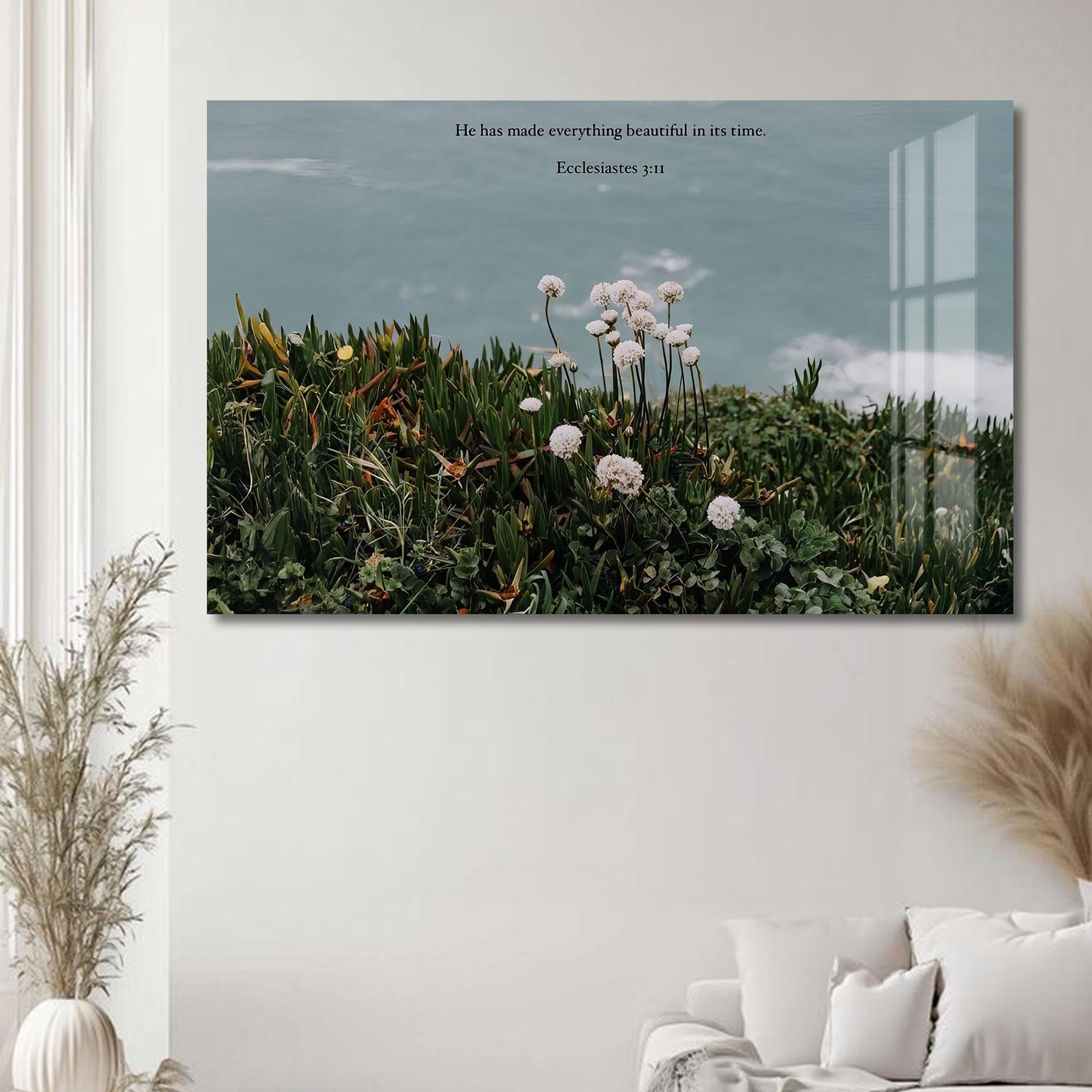 Artronauts Glass Print Ecclesiastes 3:11– Christian Tempered Glass Wall Art