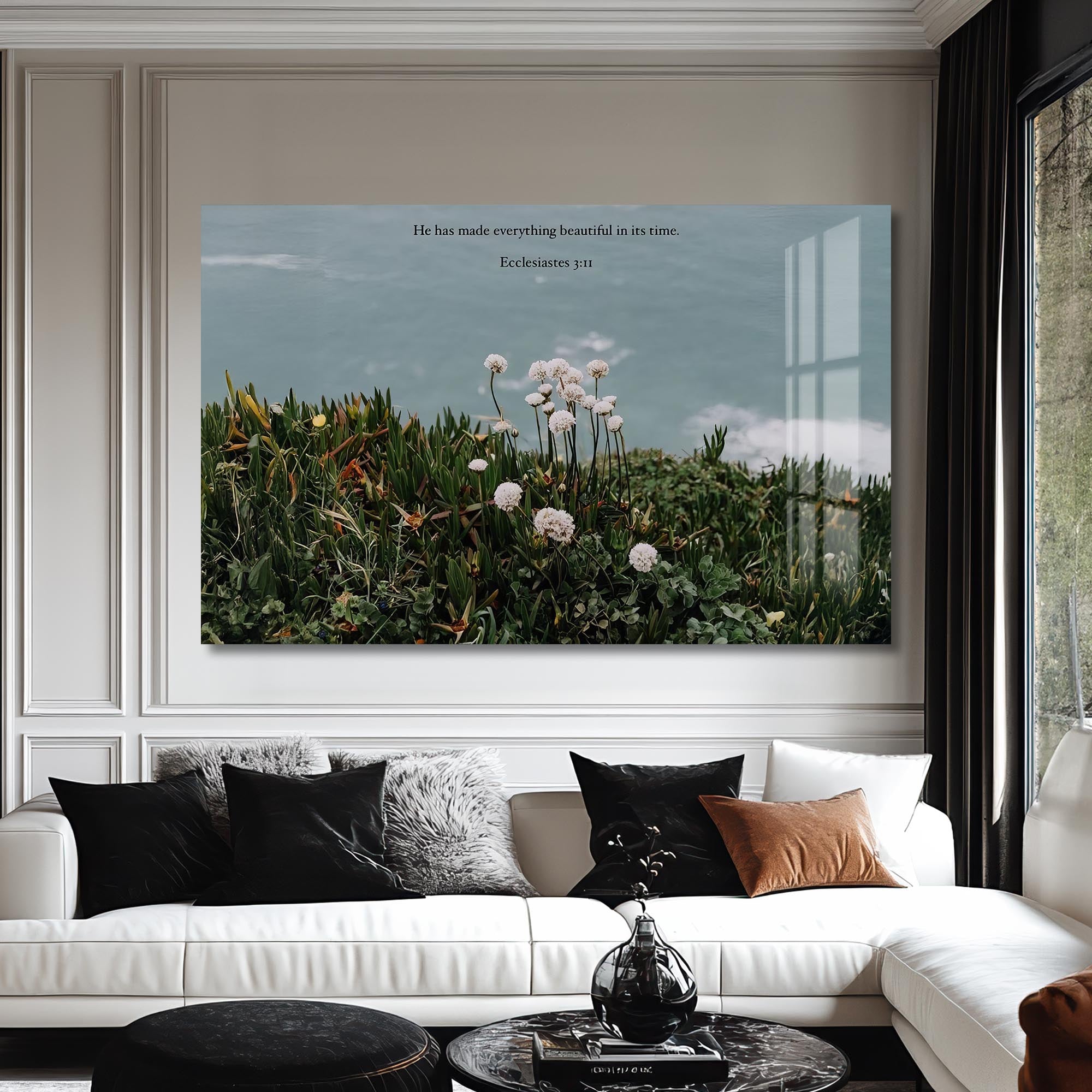 Artronauts Glass Print Ecclesiastes 3:11– Christian Tempered Glass Wall Art