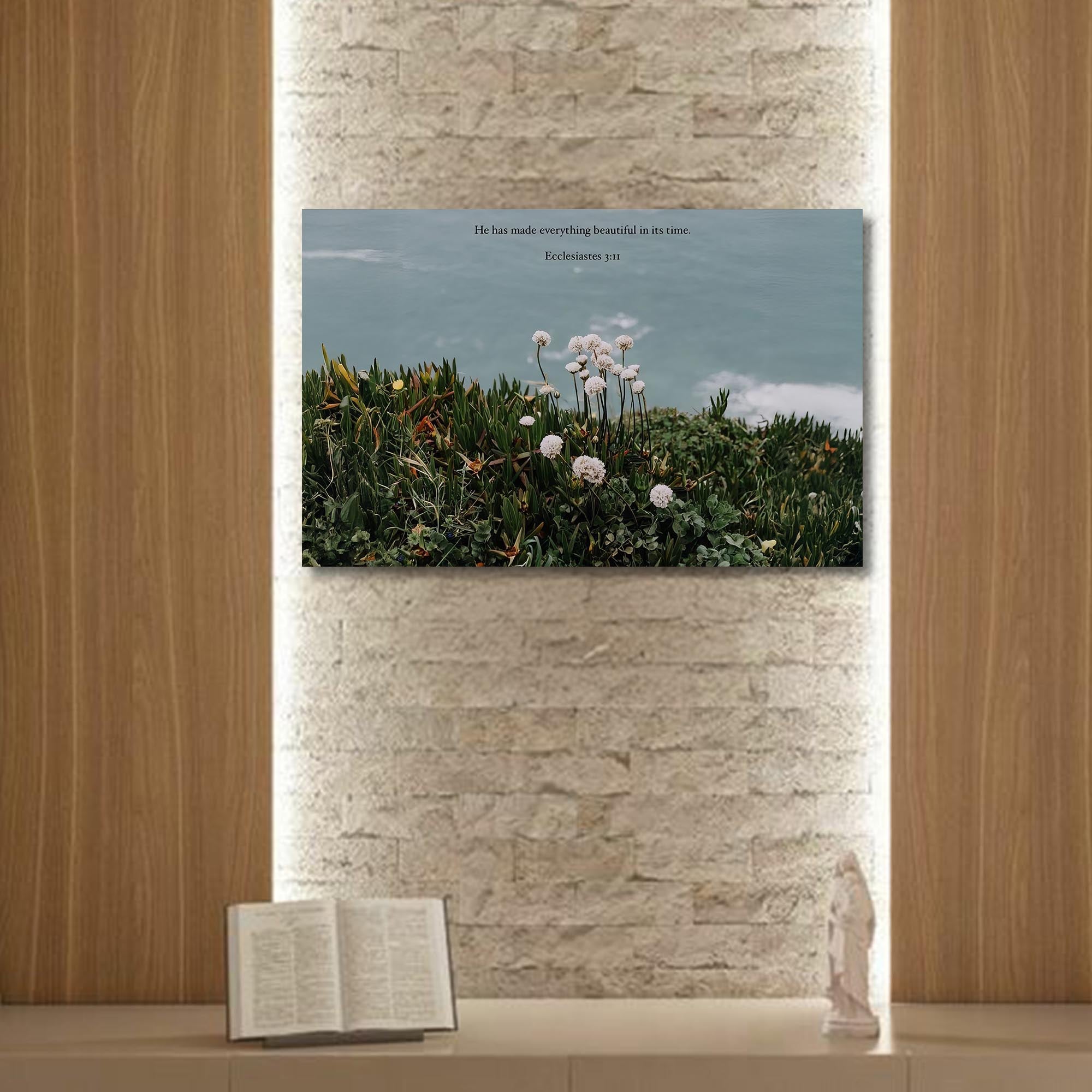 Artronauts Glass Print Ecclesiastes 3:11– Christian Tempered Glass Wall Art