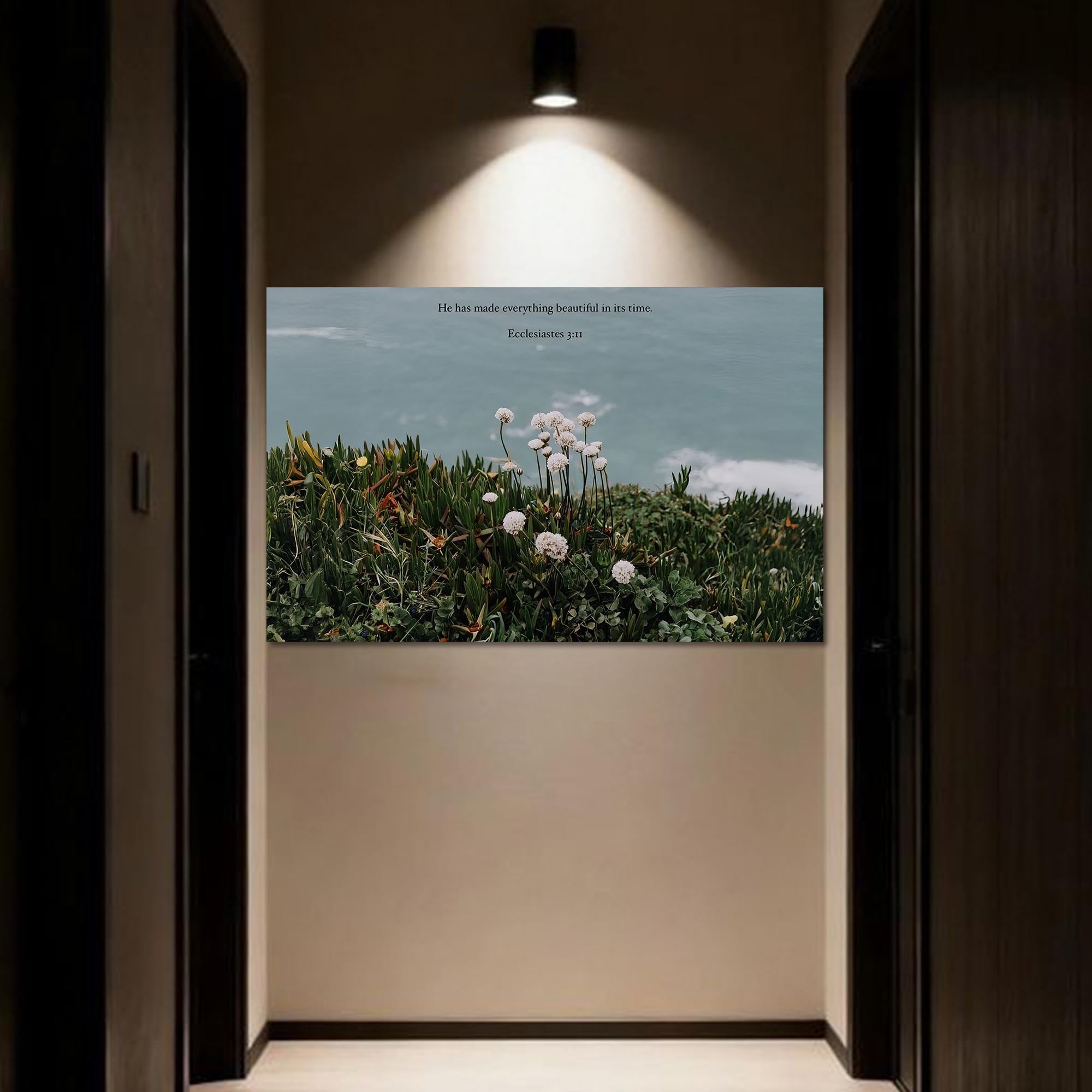 Artronauts Glass Print Ecclesiastes 3:11– Christian Tempered Glass Wall Art