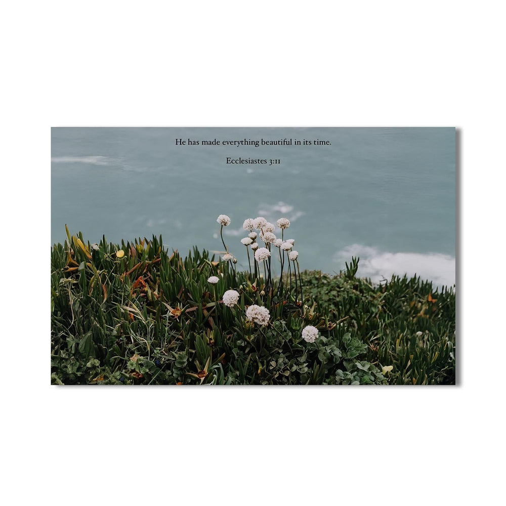 Artronauts Glass Print Ecclesiastes 3:11– Christian Tempered Glass Wall Art