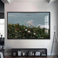 Artronauts Glass Print S | 72x46 cm | 28.3"x18.1" / Black Ecclesiastes 3:11– Christian Tempered Glass Wall Art