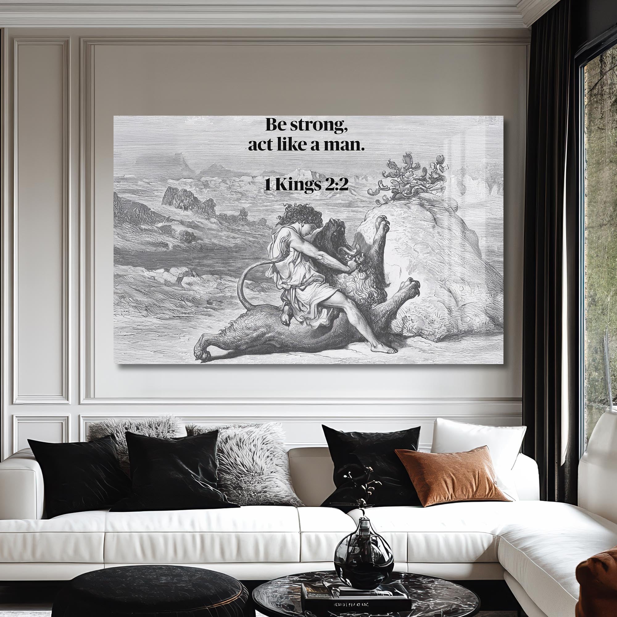 Artronauts Glass Print Kings 2:2- Christian Tempered Glass Wall Art