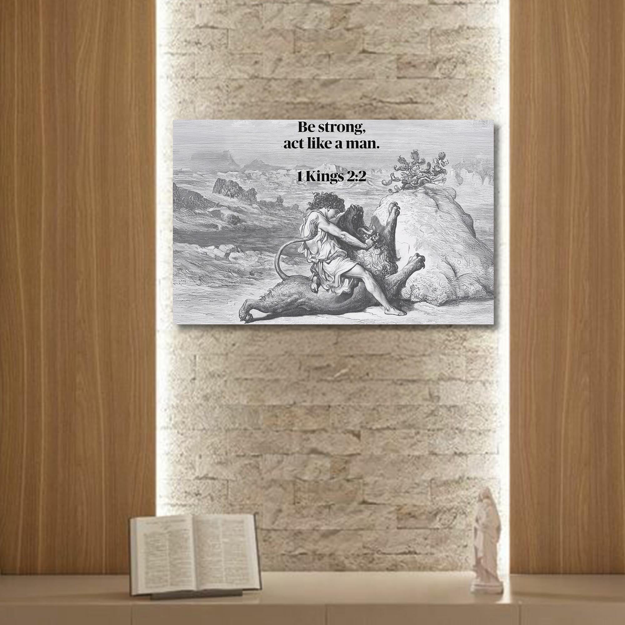 Artronauts Glass Print Kings 2:2- Christian Tempered Glass Wall Art