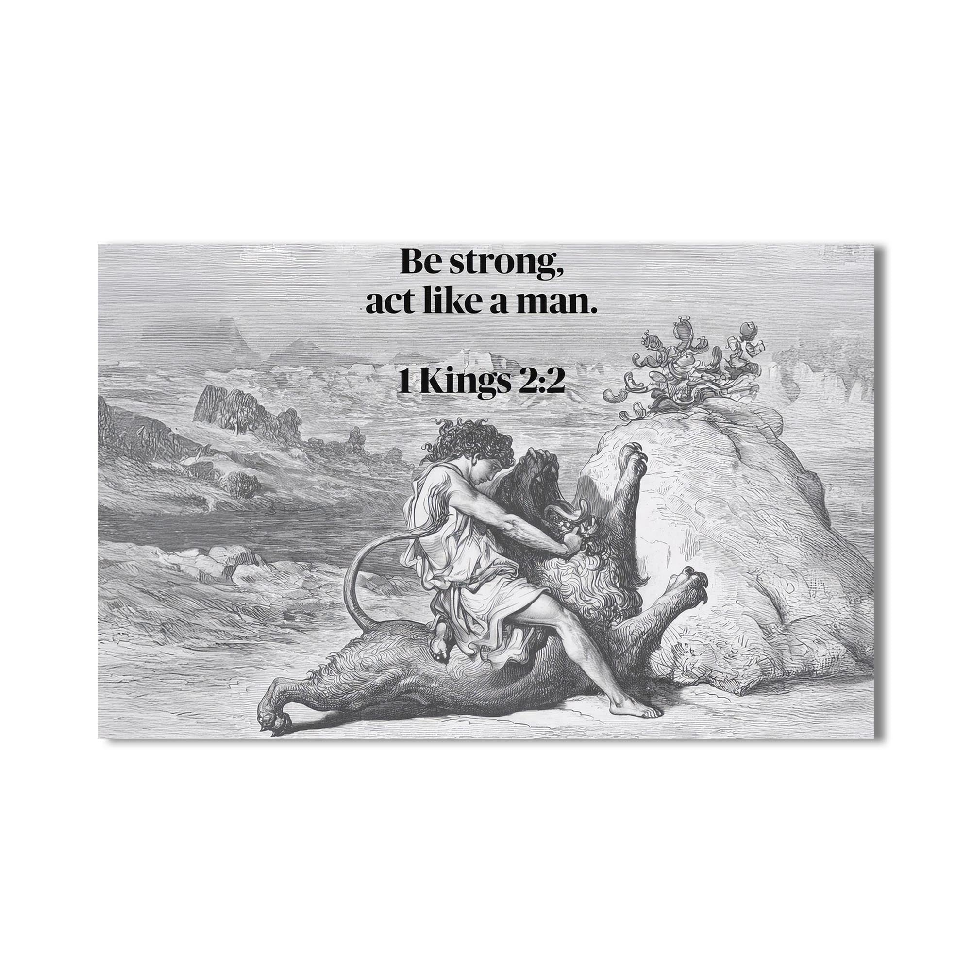 Artronauts Glass Print Kings 2:2- Christian Tempered Glass Wall Art