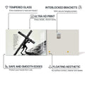 Artronauts Glass Print Carry the Cross- Christian Tempered Glass Wall Art