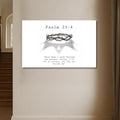 Artronauts Glass Print Crown of Thorns- Christian Tempered Glass Wall Art