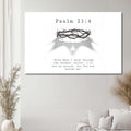 Artronauts Glass Print Crown of Thorns- Christian Tempered Glass Wall Art