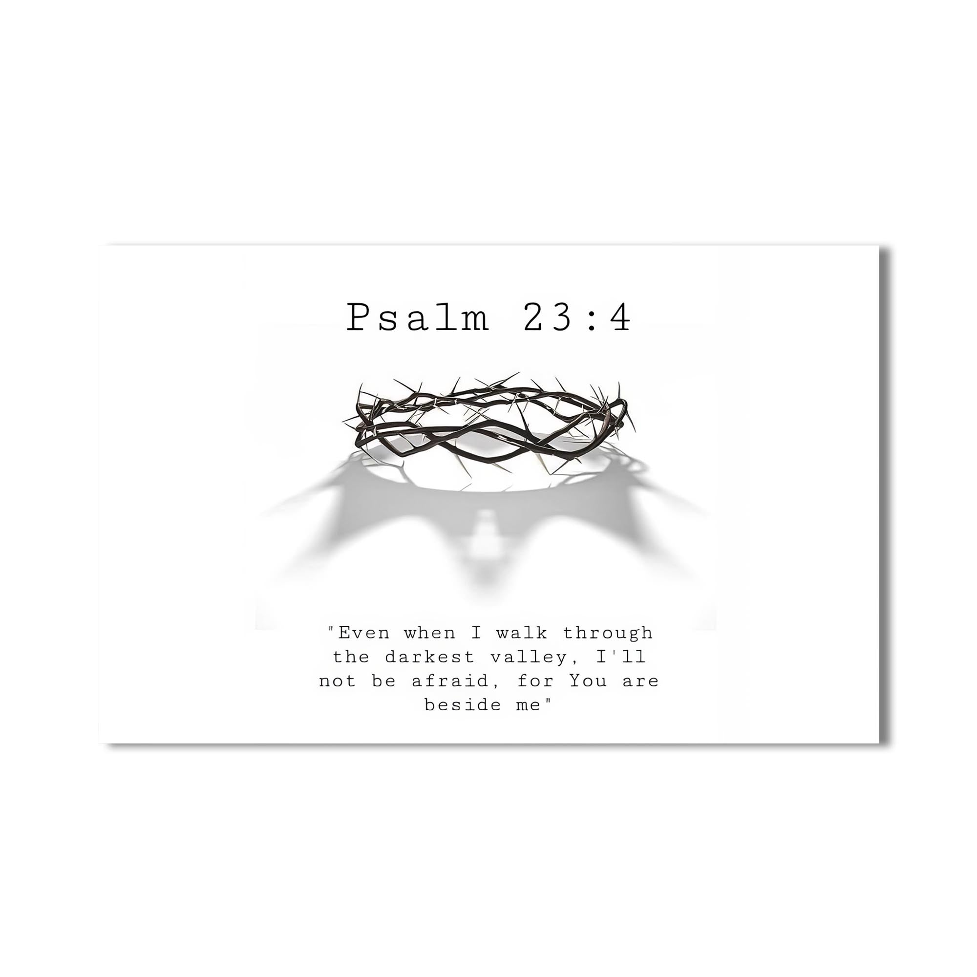 Artronauts Glass Print Crown of Thorns- Christian Tempered Glass Wall Art