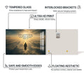 Artronauts Glass Print The Way of the Righteous- Christian Tempered Glass Wall Art