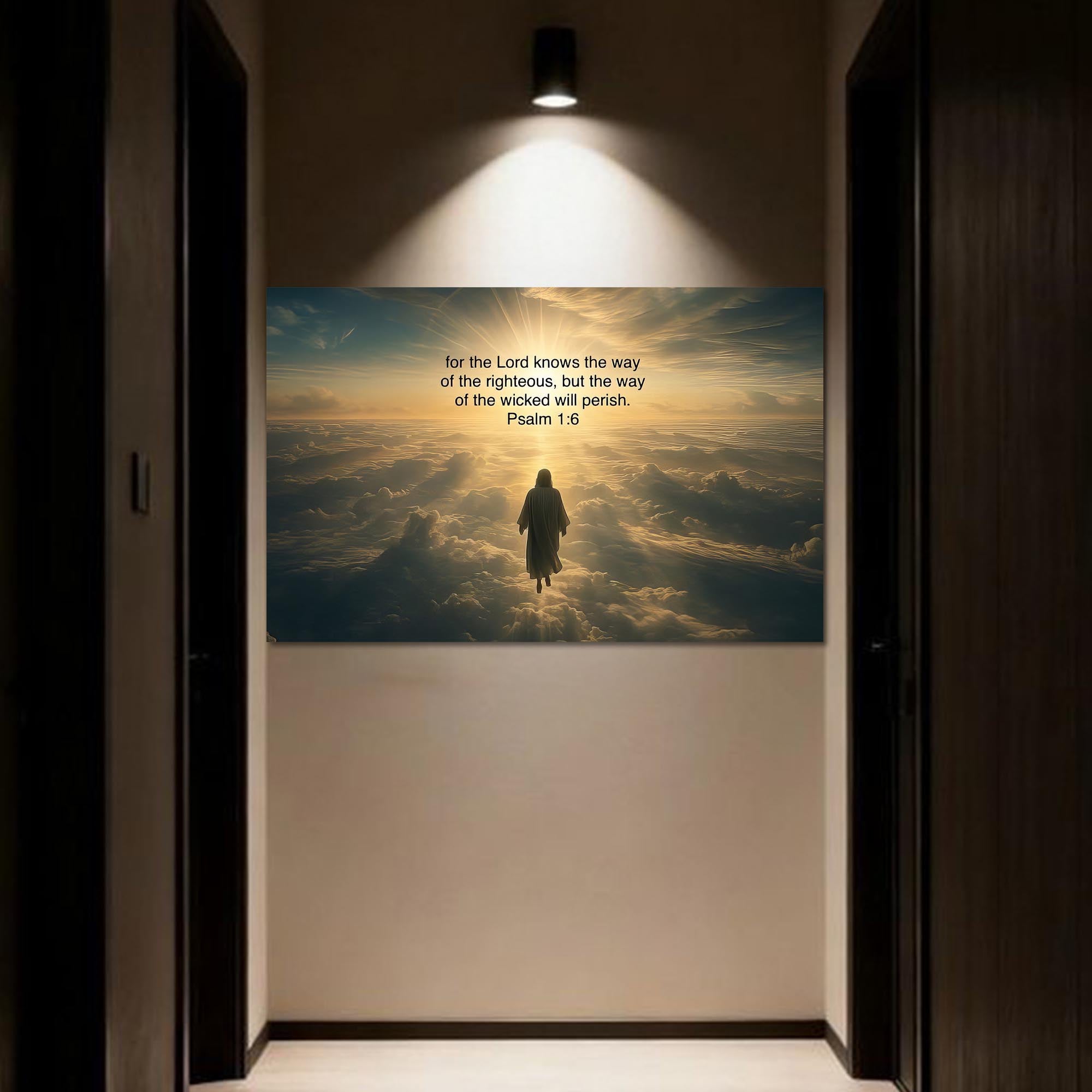 Artronauts Glass Print The Way of the Righteous- Christian Tempered Glass Wall Art