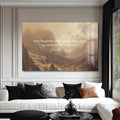Artronauts Glass Print Thy Kingdom Come- Christian Tempered Glass Wall Art