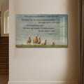 Artronauts Glass Print The Lord Is My Shepherd- Christian Tempered Glass Wall Art