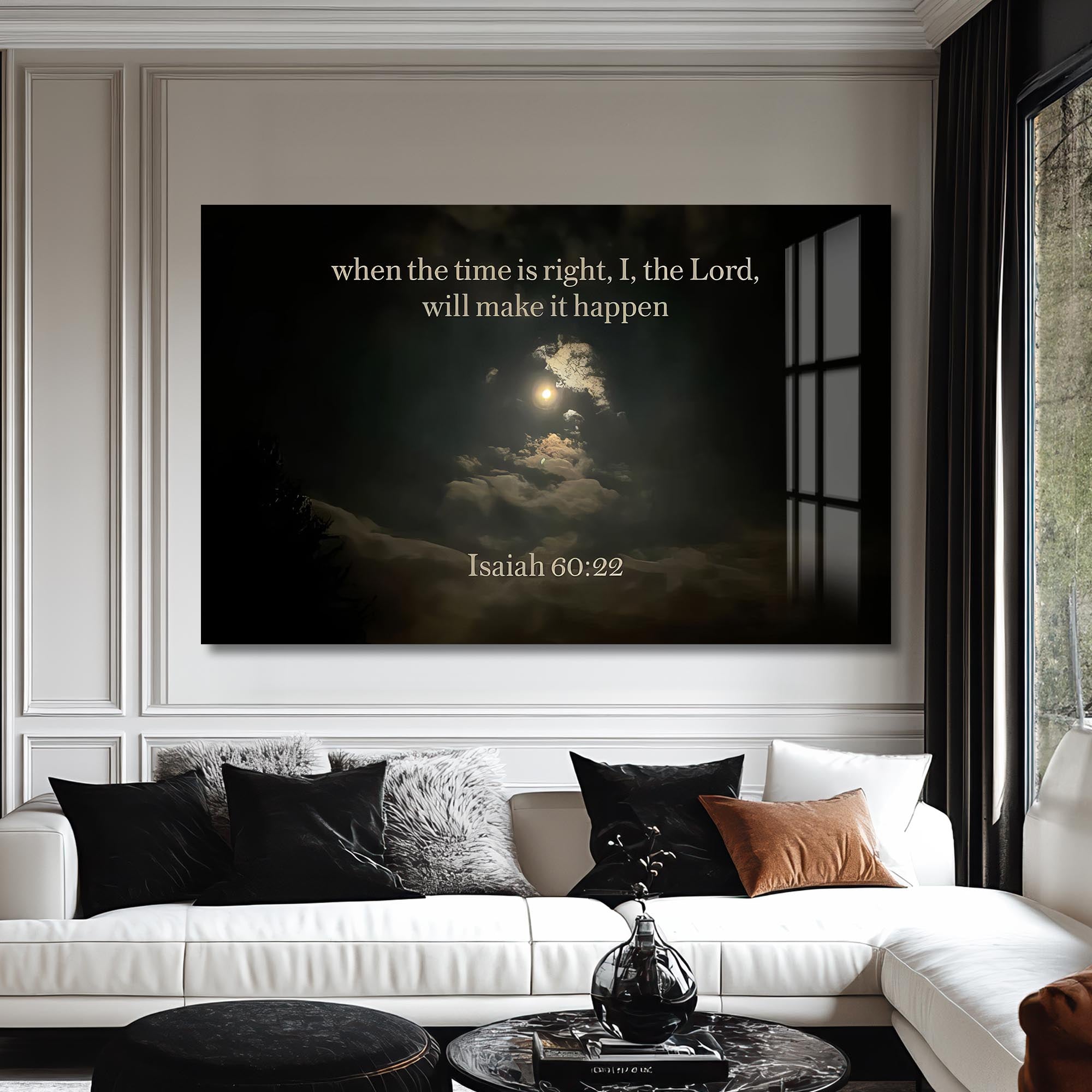 Artronauts Glass Print Isaiah 60:22- Christian Tempered Glass Wall Art