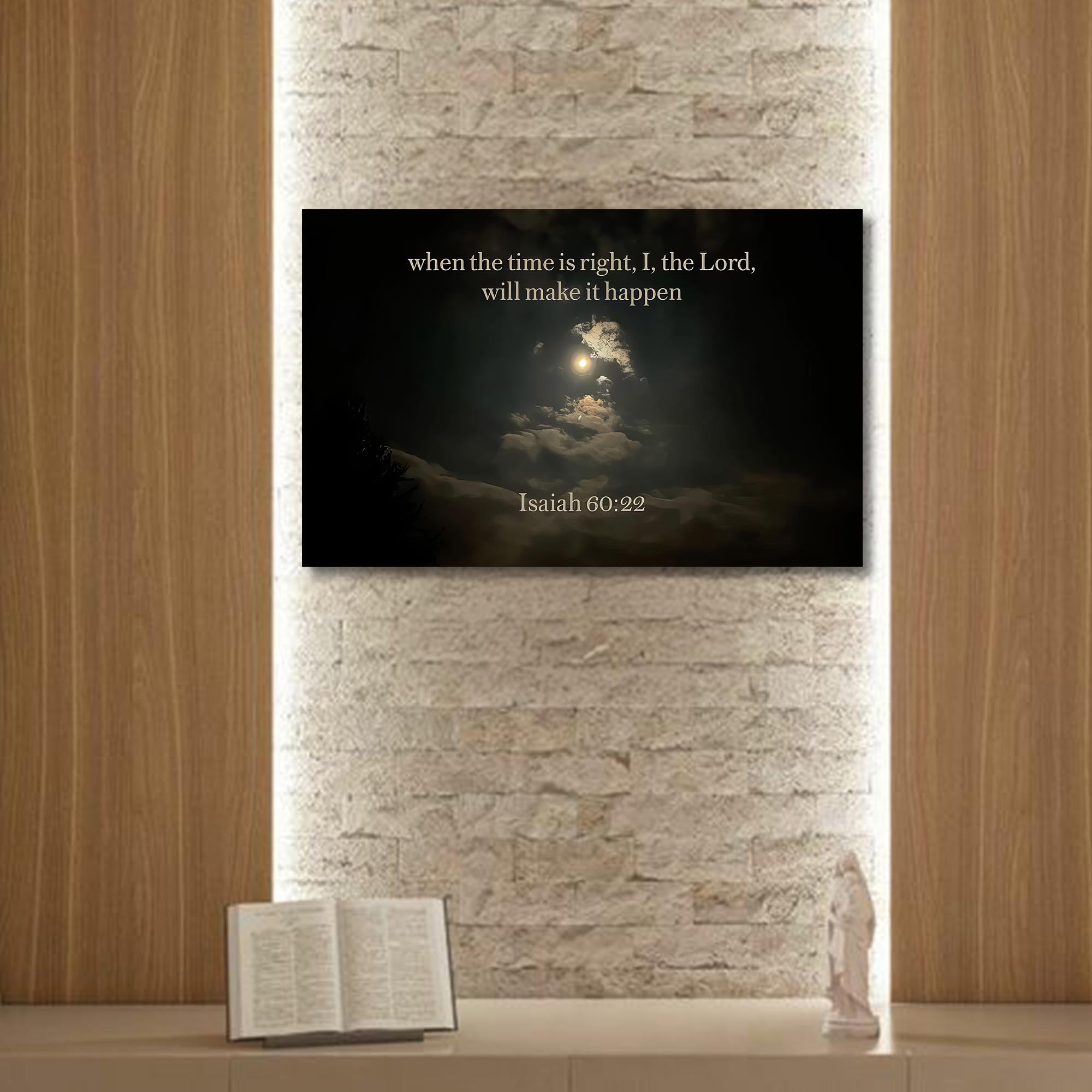 Artronauts Glass Print Isaiah 60:22- Christian Tempered Glass Wall Art