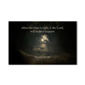 Artronauts Glass Print Isaiah 60:22- Christian Tempered Glass Wall Art