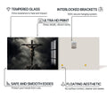 Artronauts Glass Print The Crucifixion- Christian Tempered Glass Wall Art