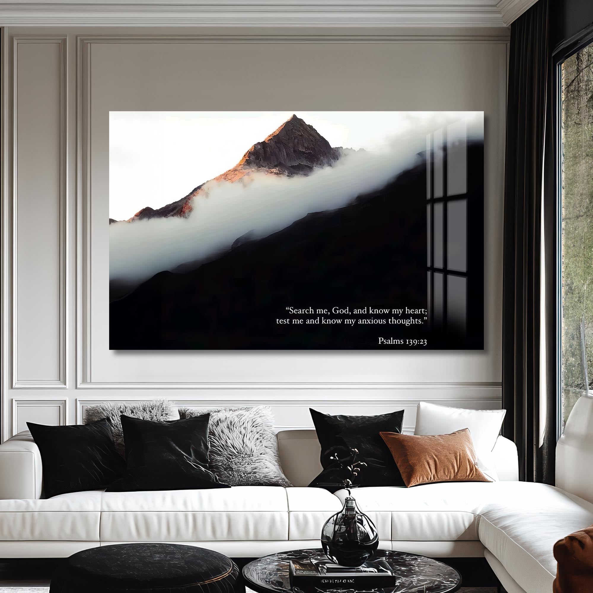 Artronauts Glass Print Psalm 139– Christian Tempered Glass Wall Art