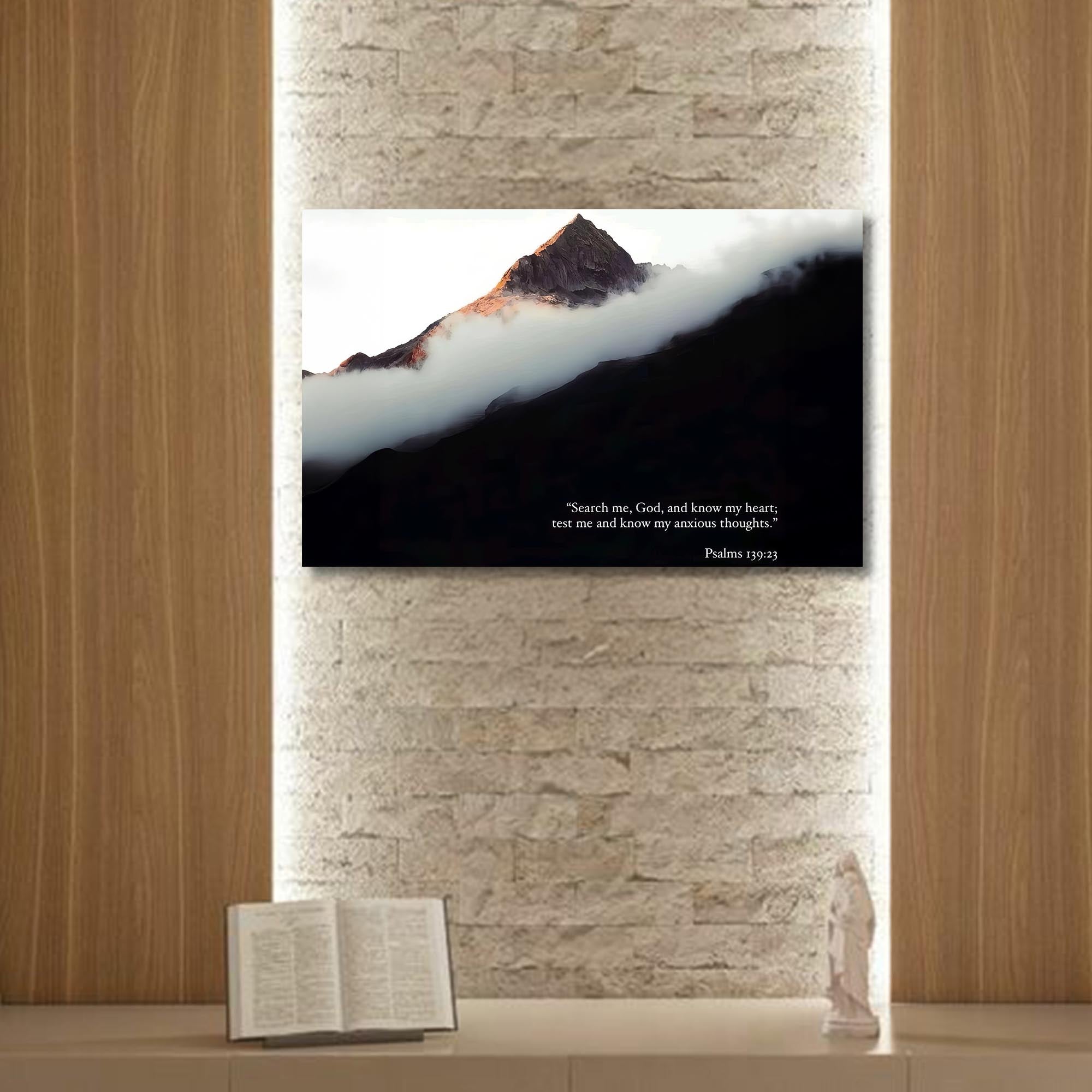 Artronauts Glass Print Psalm 139– Christian Tempered Glass Wall Art