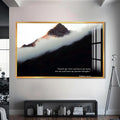 Artronauts Glass Print S | 72x46 cm | 28.3"x18.1" / Gold Psalm 139– Christian Tempered Glass Wall Art
