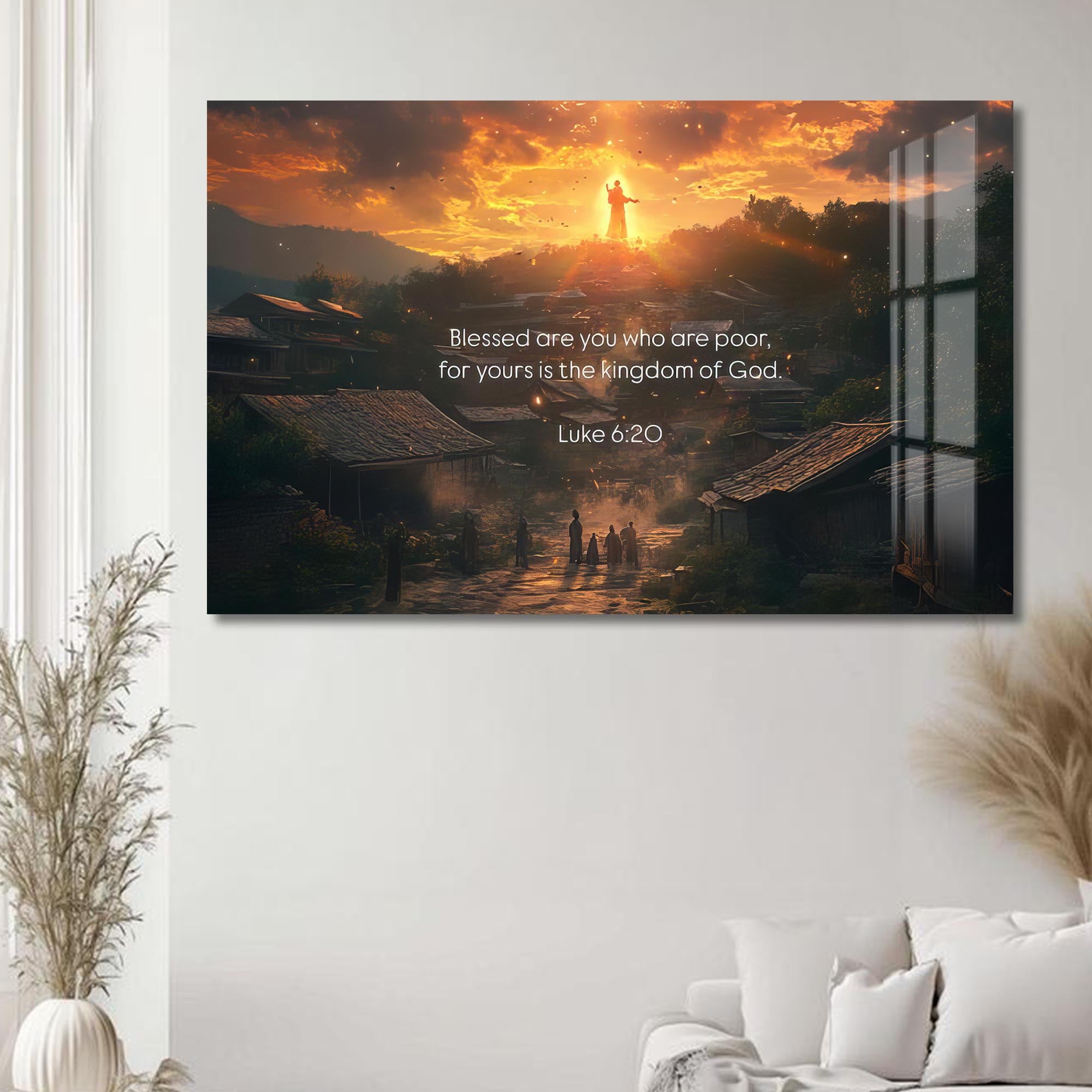 Artronauts Glass Print Luke 6– Christian Tempered Glass Wall Art