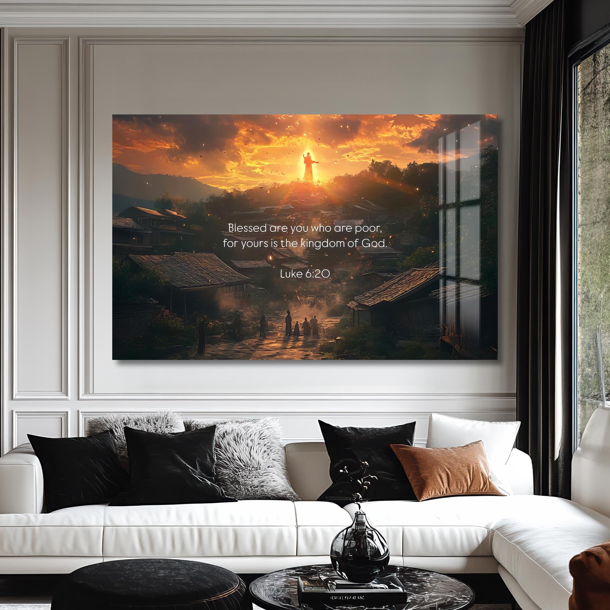 Artronauts Glass Print Luke 6– Christian Tempered Glass Wall Art