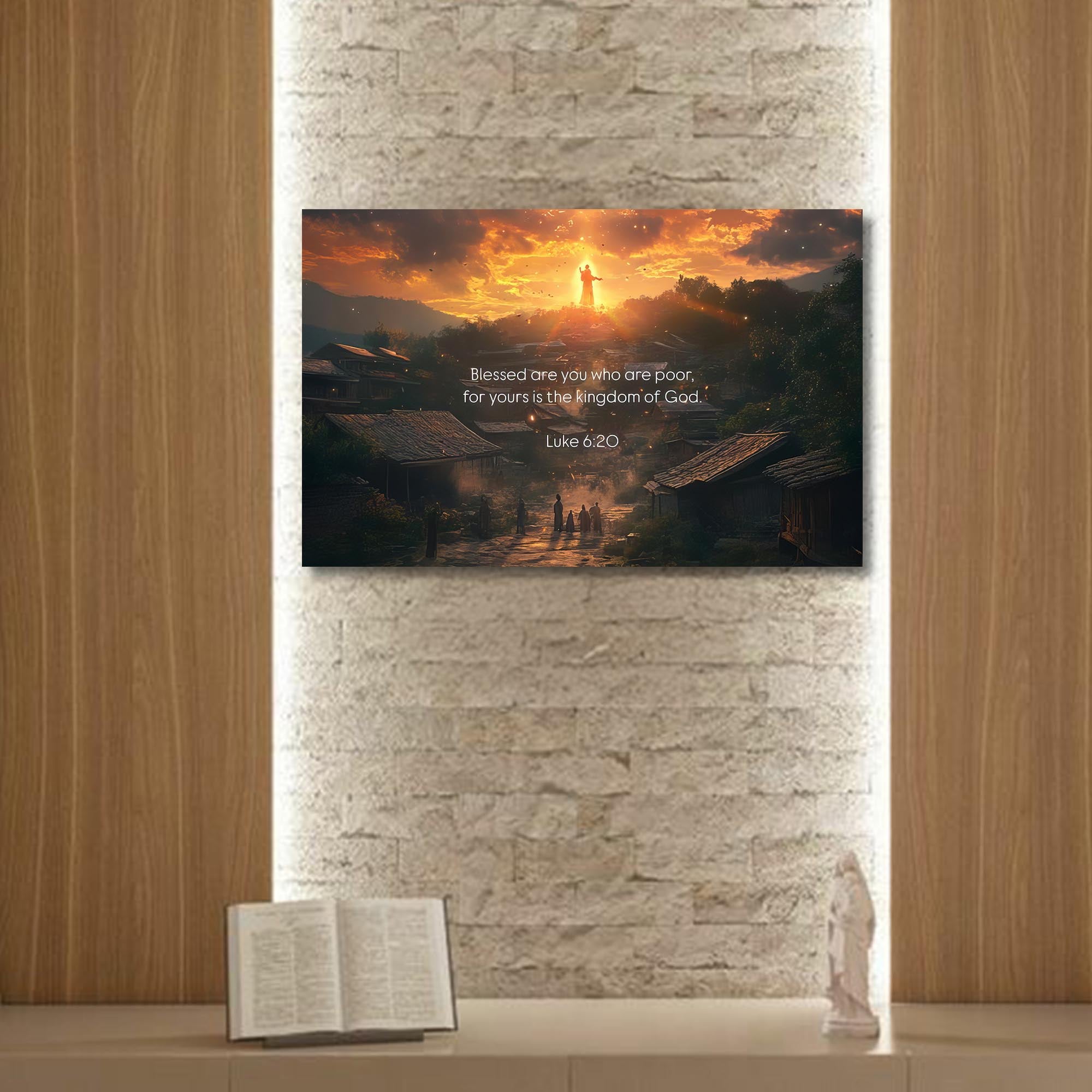 Artronauts Glass Print Luke 6– Christian Tempered Glass Wall Art