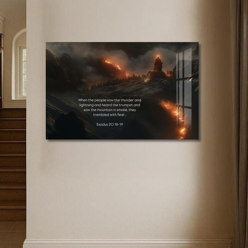 Artronauts Glass Print Exodus 20– Christian Tempered Glass Wall Art