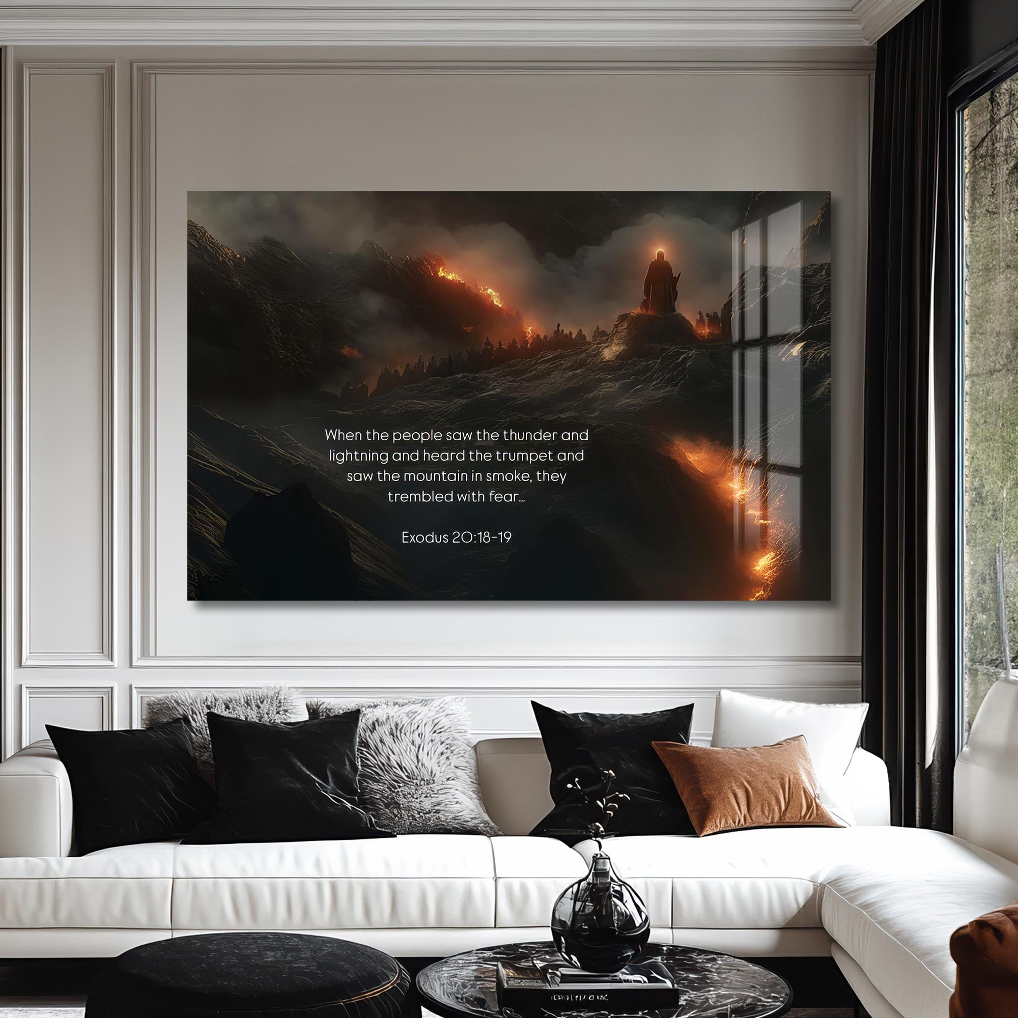 Artronauts Glass Print Exodus 20– Christian Tempered Glass Wall Art