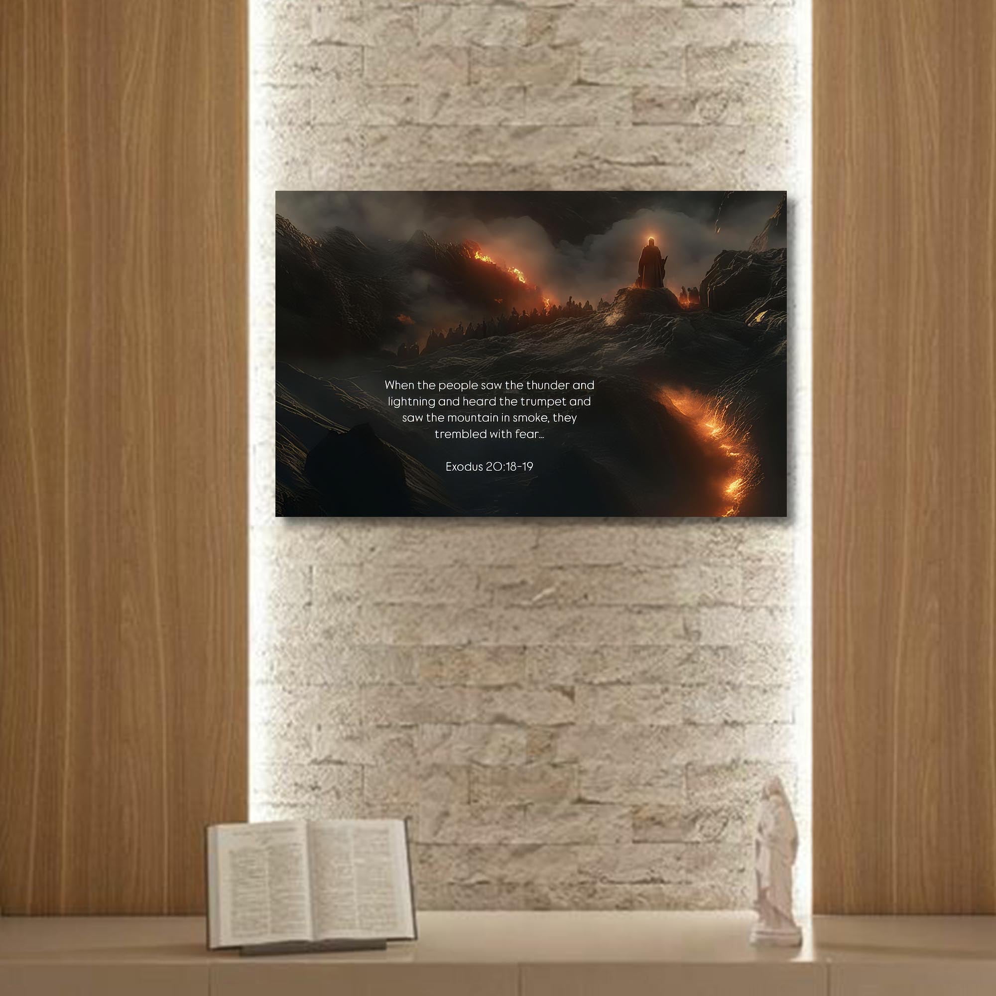 Artronauts Glass Print Exodus 20– Christian Tempered Glass Wall Art