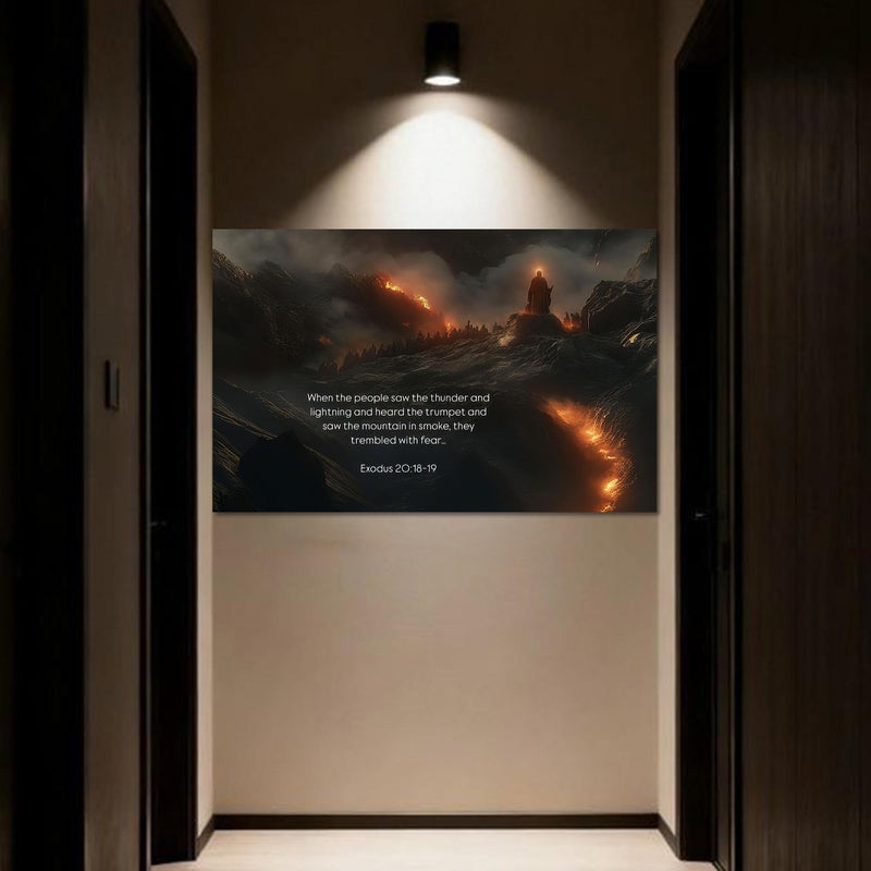 Artronauts Glass Print Exodus 20– Christian Tempered Glass Wall Art
