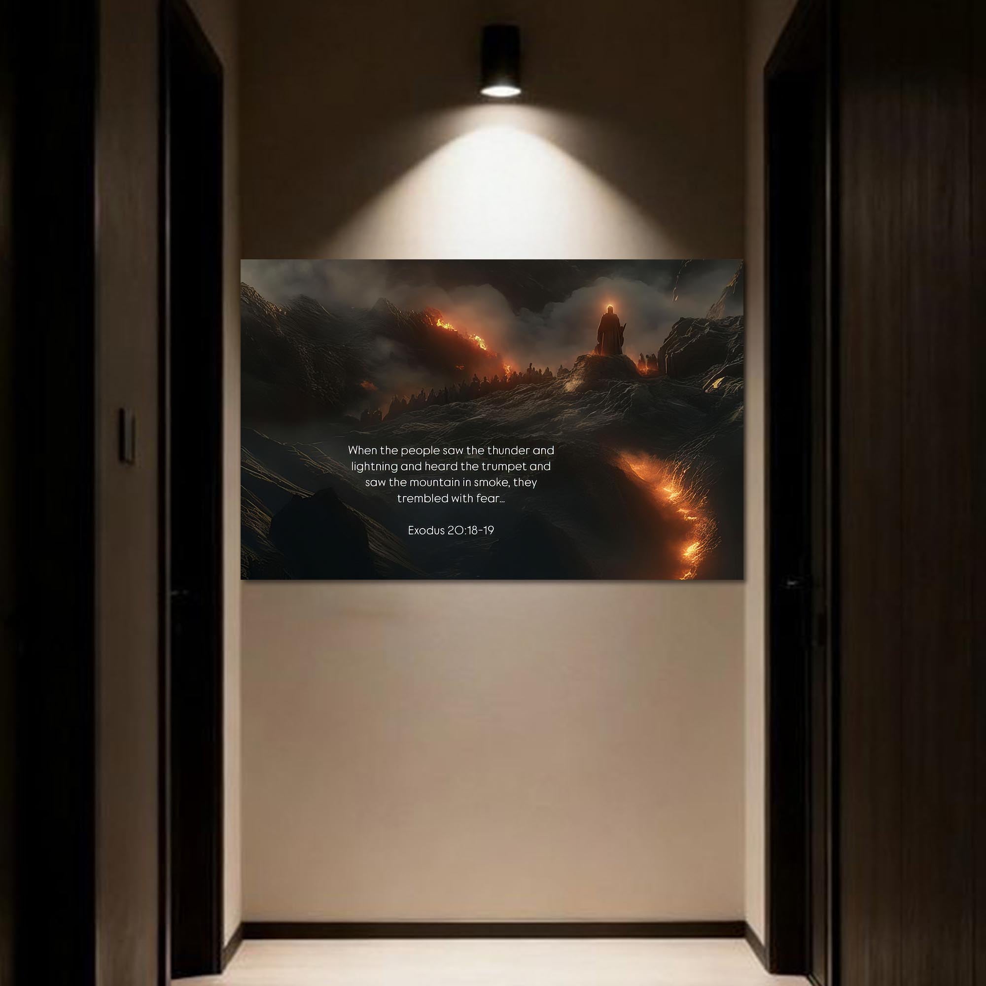 Artronauts Glass Print Exodus 20– Christian Tempered Glass Wall Art