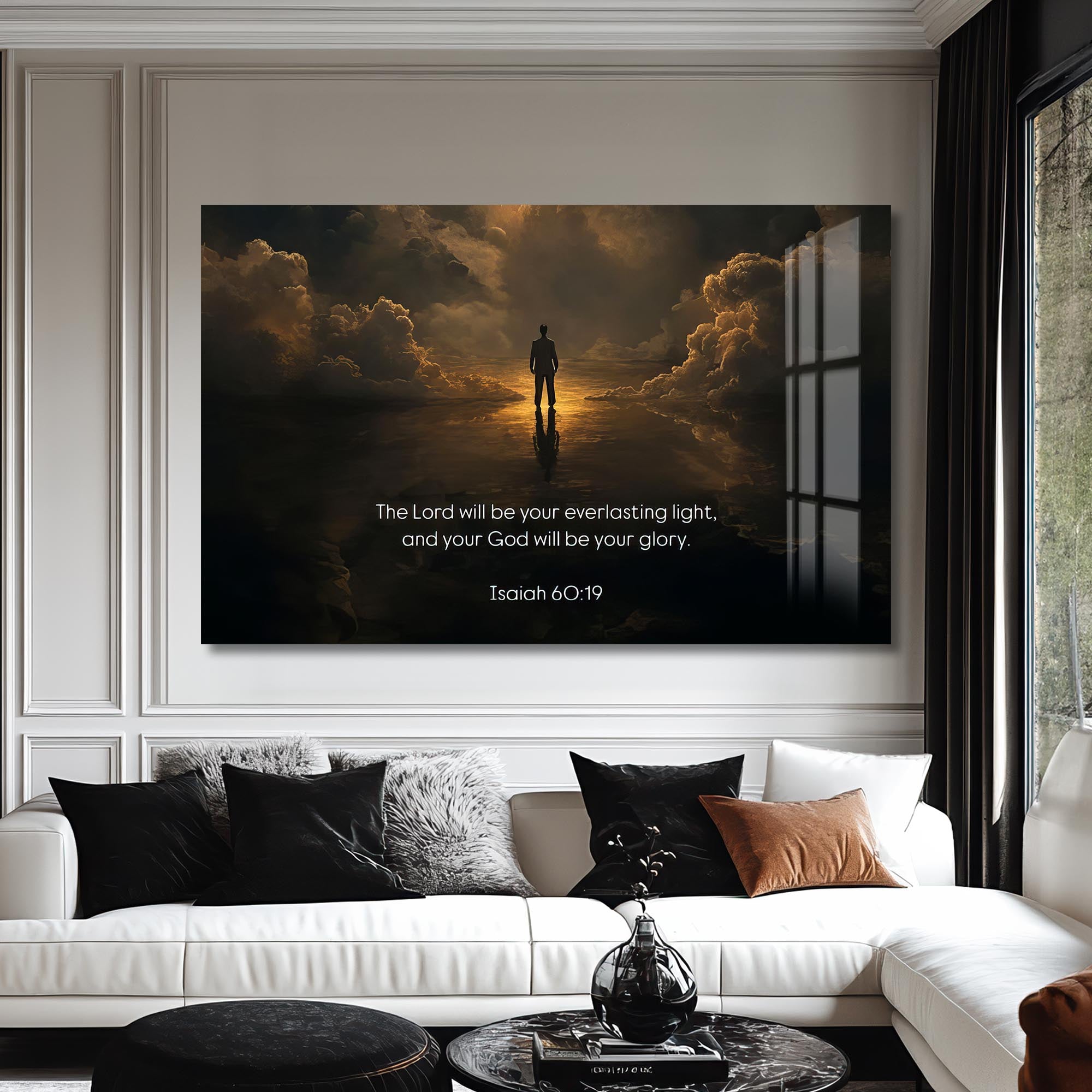 Artronauts Glass Print Isaiah 60– Christian Tempered Glass Wall Art
