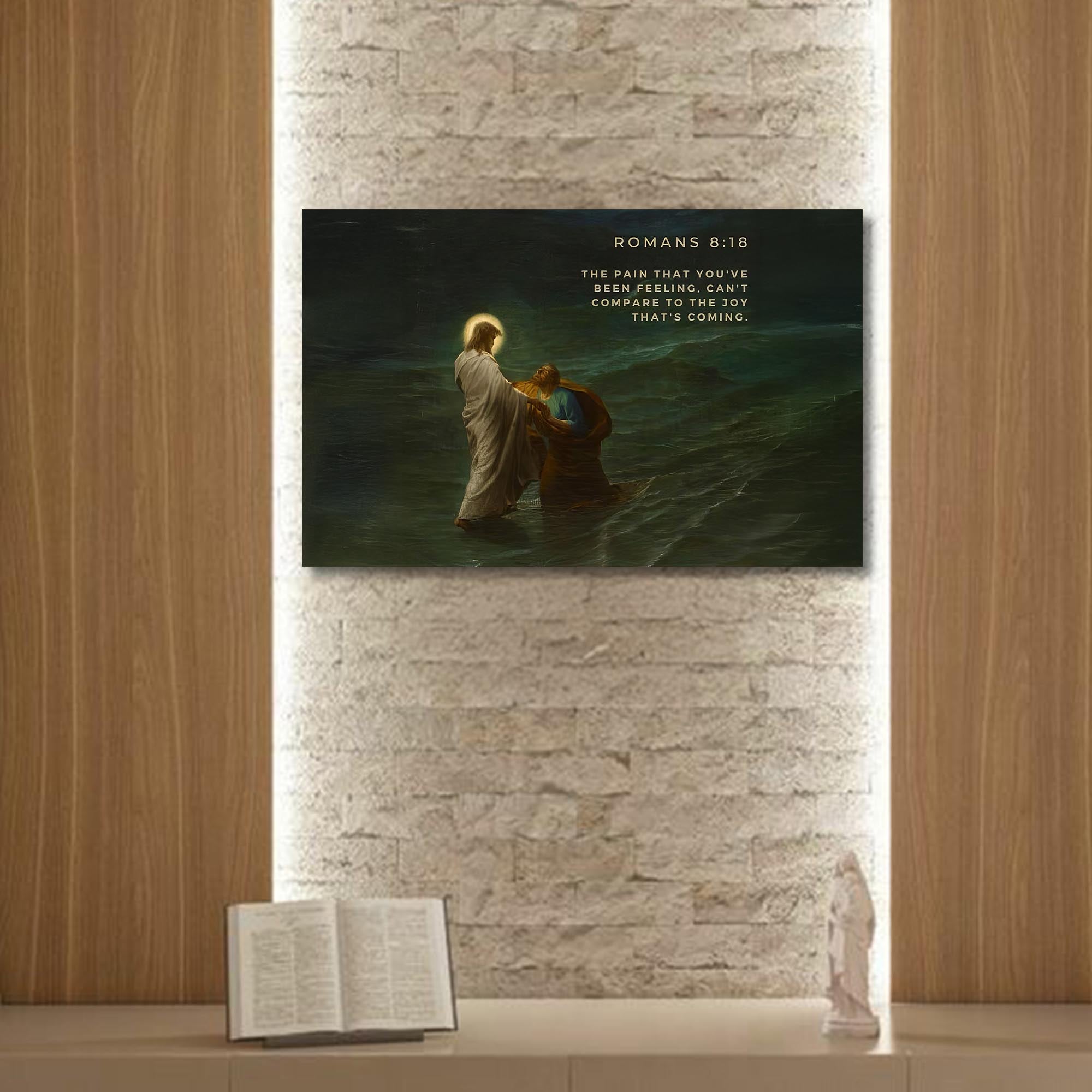 Artronauts Glass Print Romans 8– Christian Tempered Glass Wall Art